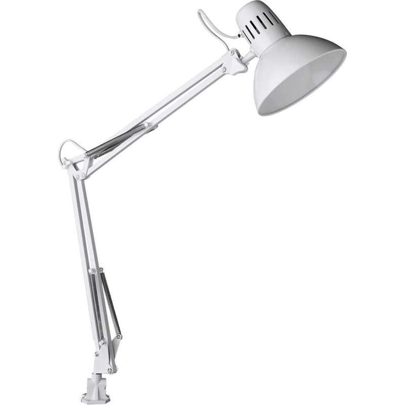 Светильник Arte Lamp A6068LT-1WH струбцина белый E27 40Вт - фото 1