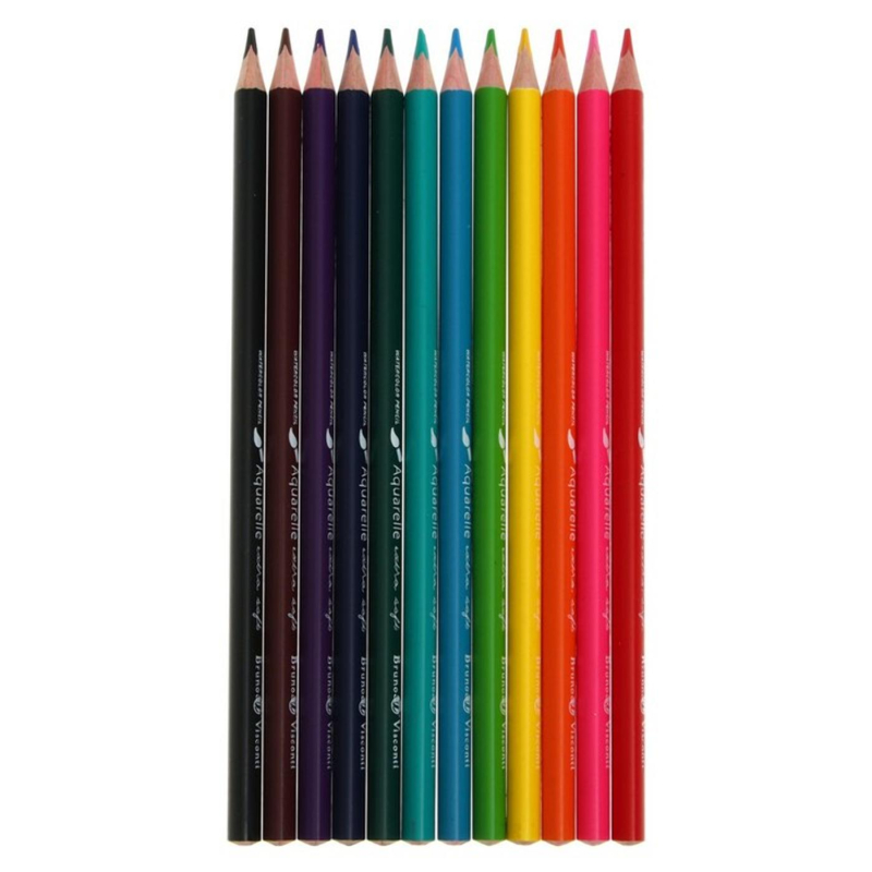 Карандаши акварельные HappyColor, 12 цв - фото 3