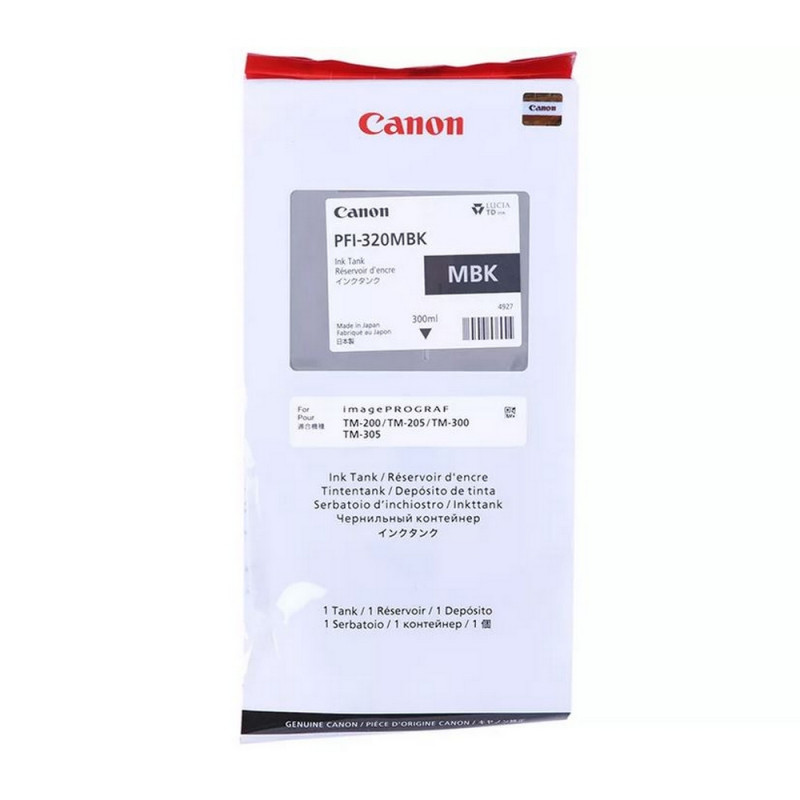 Картридж струйный Canon PFI-320MBK (2889C001) чер.мат. для TM-200/205/300 - фото 2