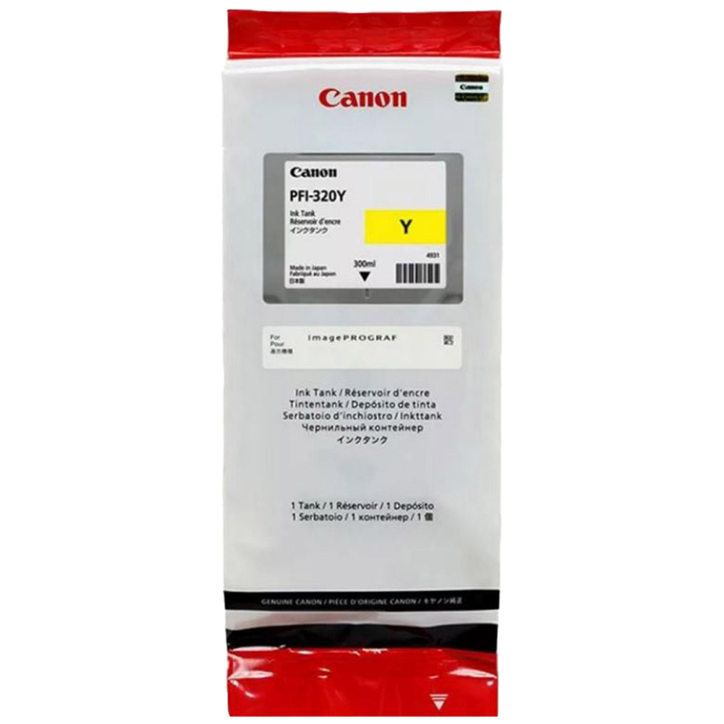 Картридж струйный Canon PFI-320Y (2893C001) жел. для TM-200/205/300/305 - фото 1