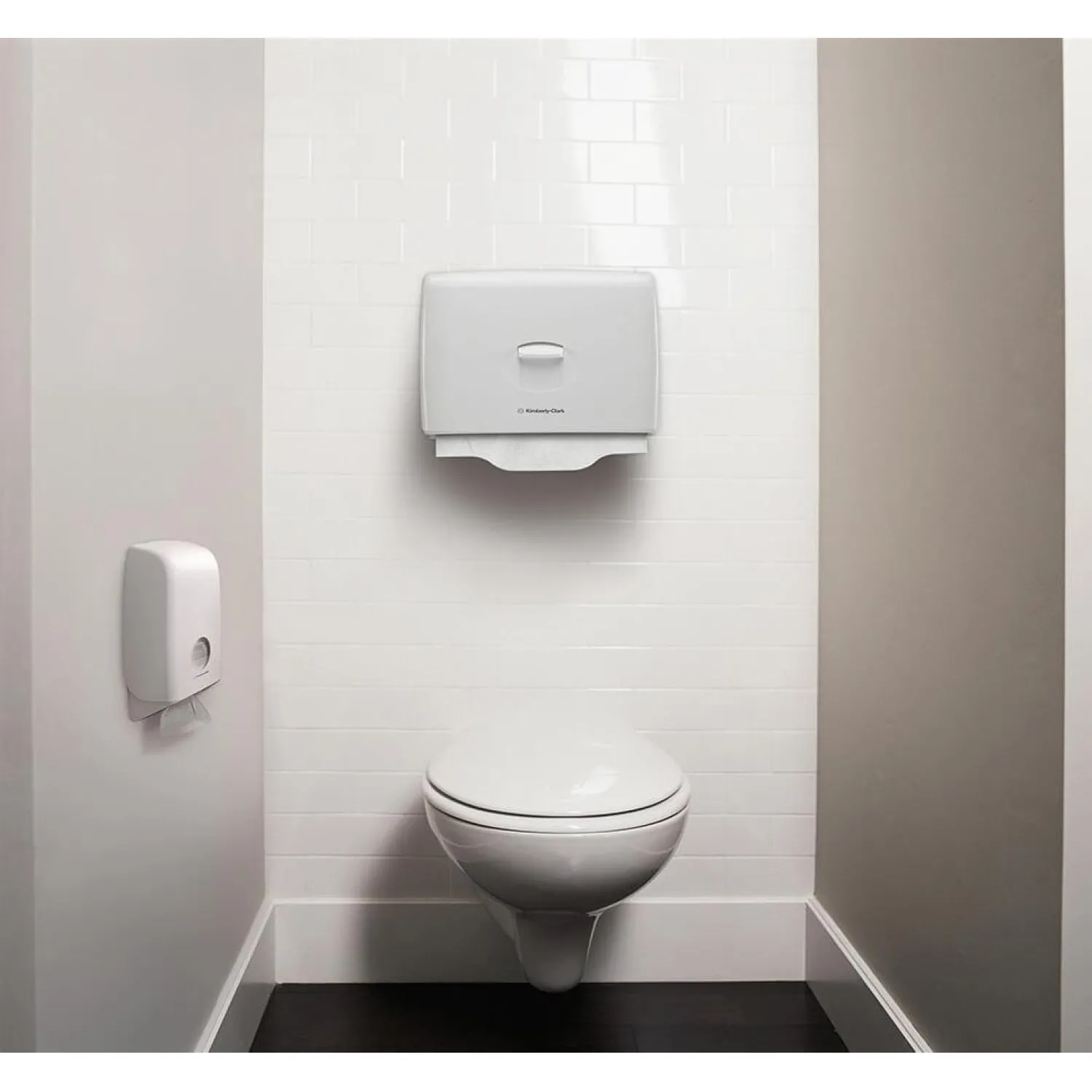 Диспенсер д/покрытий на унитаз Kimberly Clark Prof Aquarius 6957 бел.пласт - фото 4