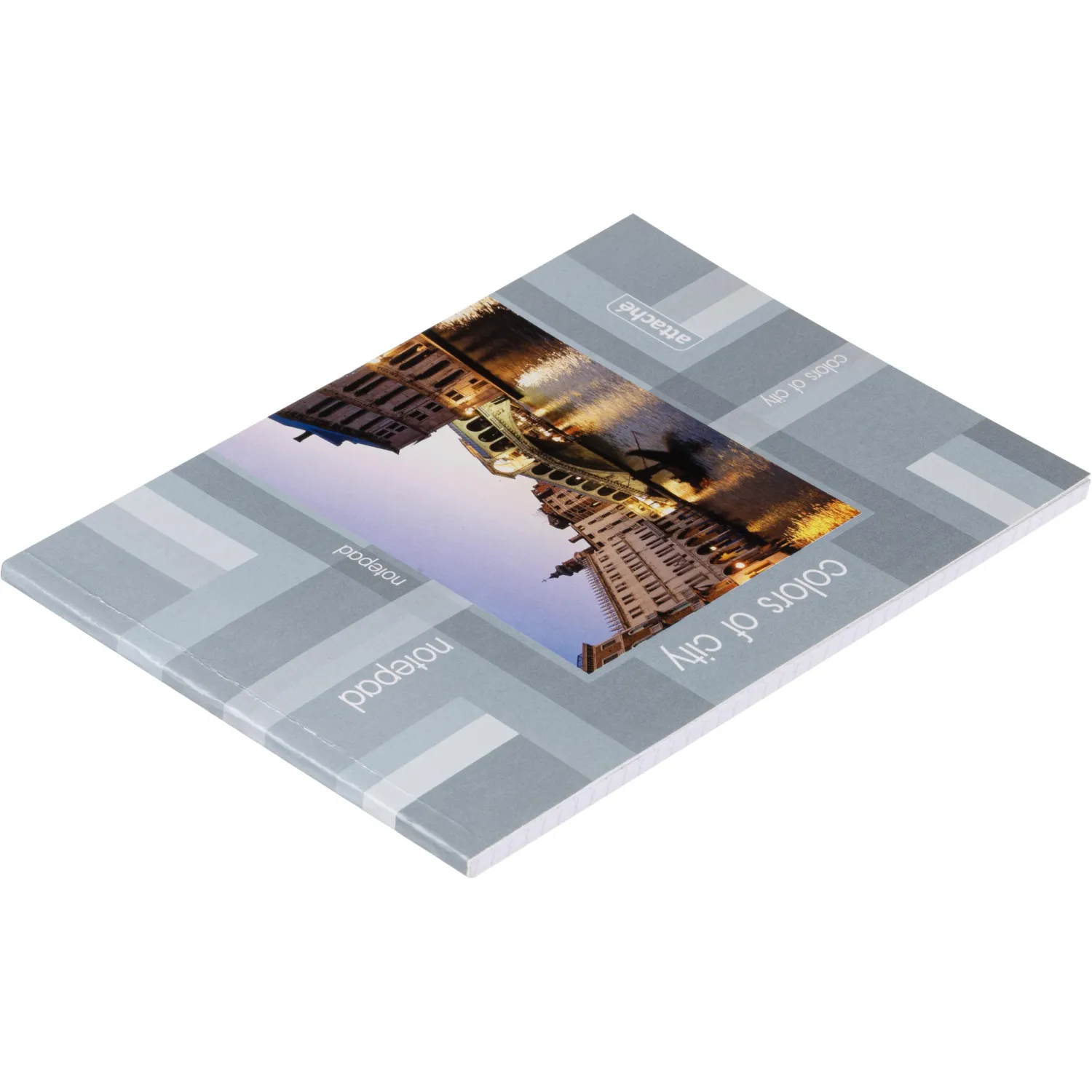 Блокнот на склейке А5 60л. ПЕЙЗАЖ  АТТАСНЕ 8с3 клет.40шт./у - фото 4