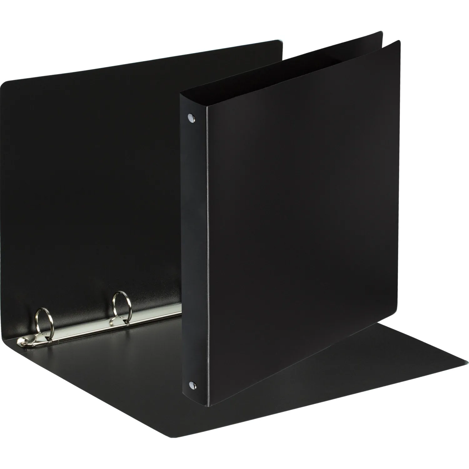 Папка на 4-х кольцах пласт. 25/32мм А4 ATTACHE F504/045 черная - фото 2