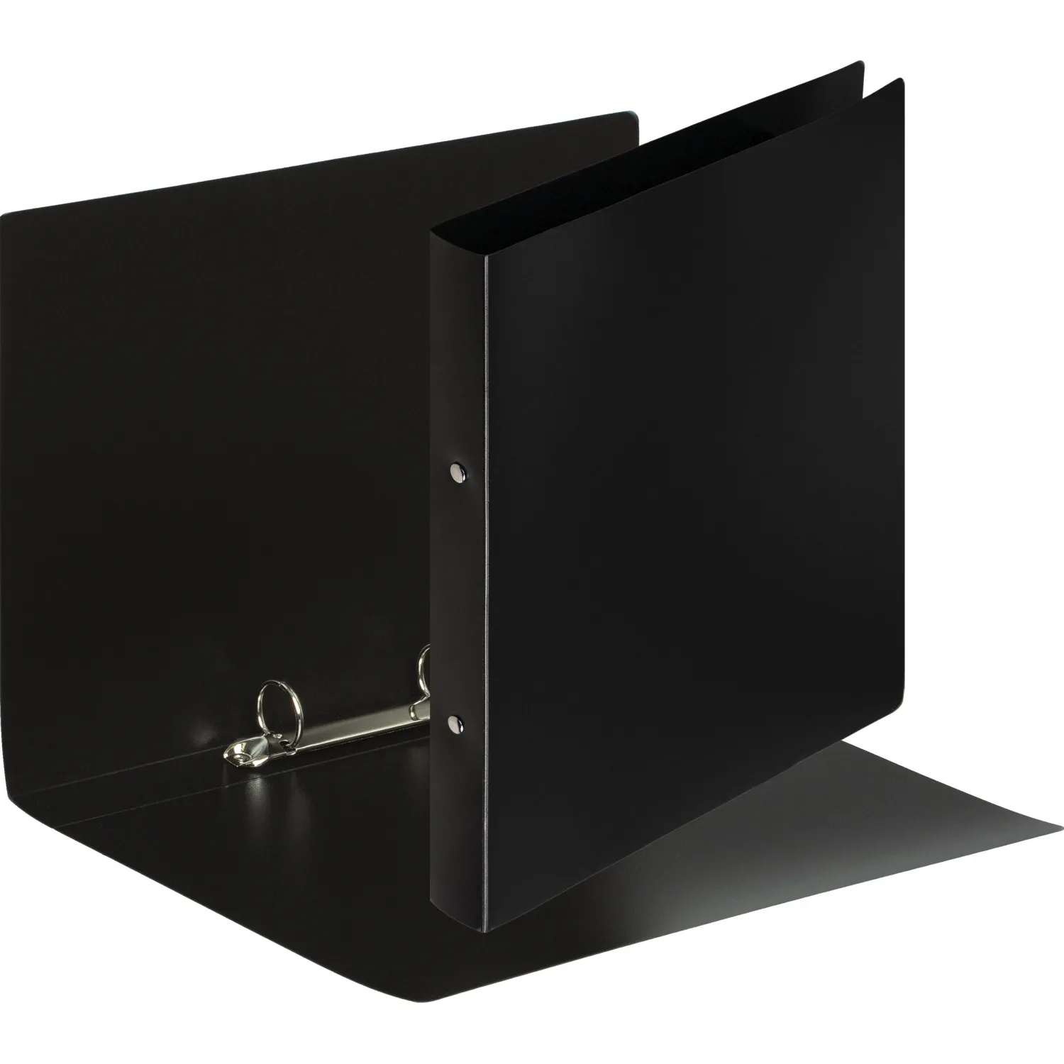 Папка на 2-х кольцах пласт. 25/32мм А4 ATTACHE F502/045 черная - фото 2