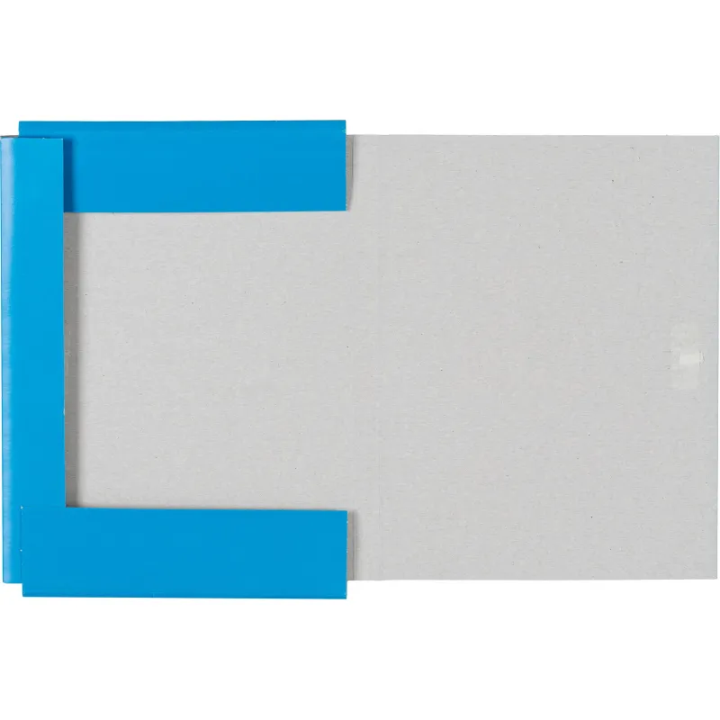 Папка с завязками 300г/м2 мелов, синяя - фото 3