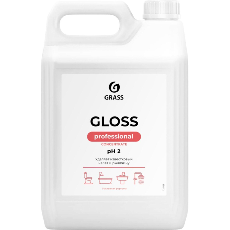 Профхим сантех кисл д/удален налета-ржавч Grass/Gloss Concentrate, 5,5кг - фото 1