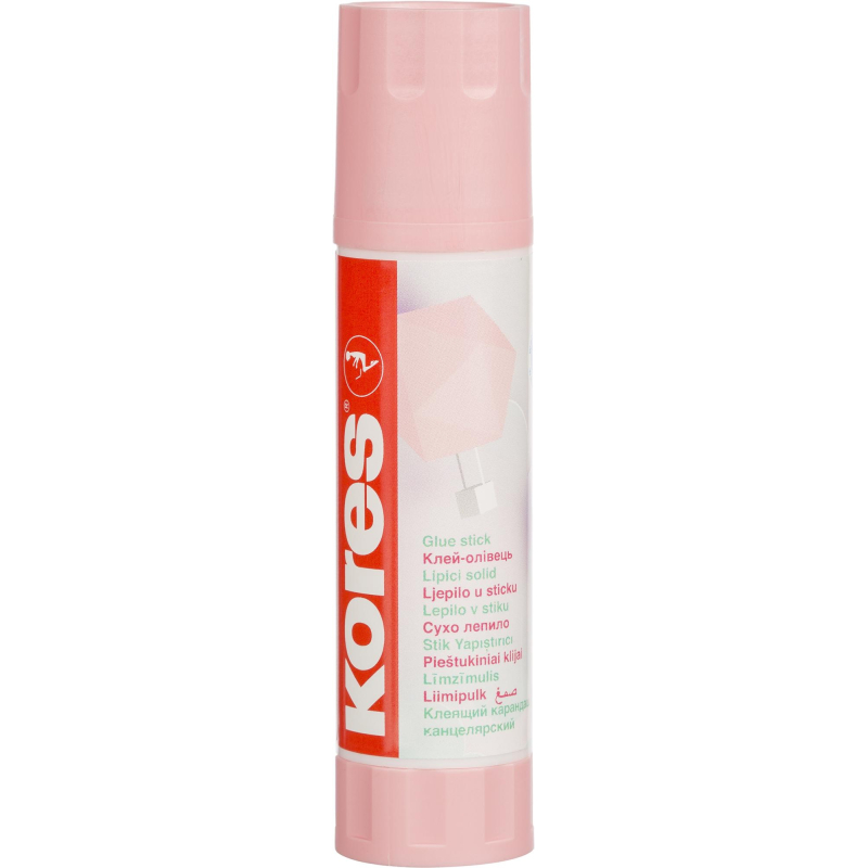 Клей-карандаш 20г Kores Pastel ассорти:розовый, желтый, фиолетовый ,мятный - фото 7