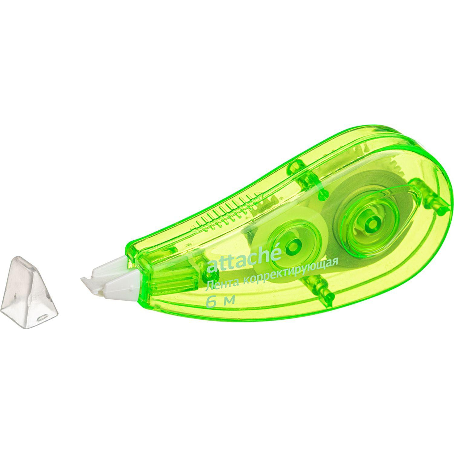 Корректирующая лента Attache Economy 5ммх6м, цвет ассорти, AN Корректирующая лента Attache Economy 5ммх6м, цвет ассорти, AN - фото 5