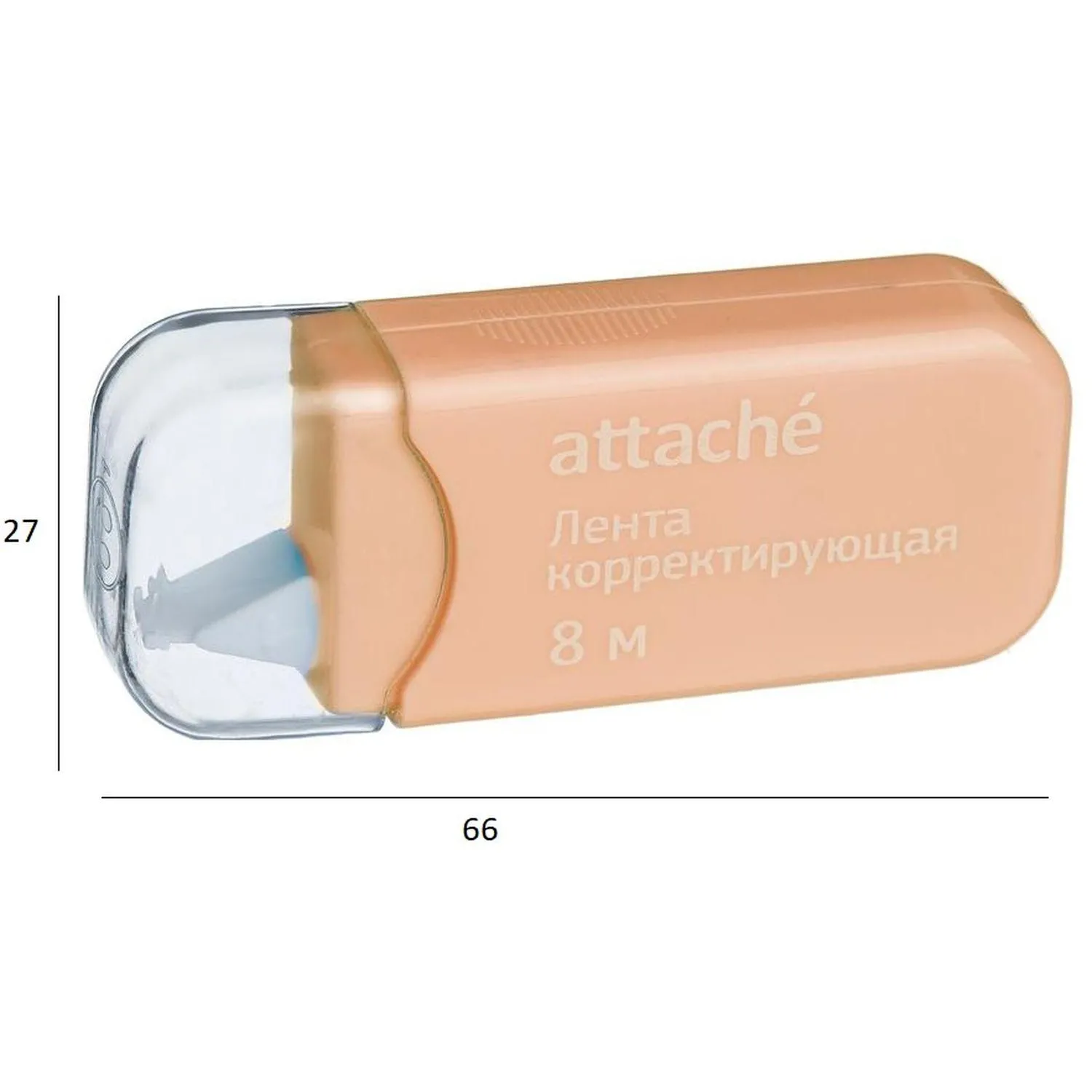 Корректирующая лента Attache Economy 5ммх8м, цвет пастель ассорти, AN - фото 6