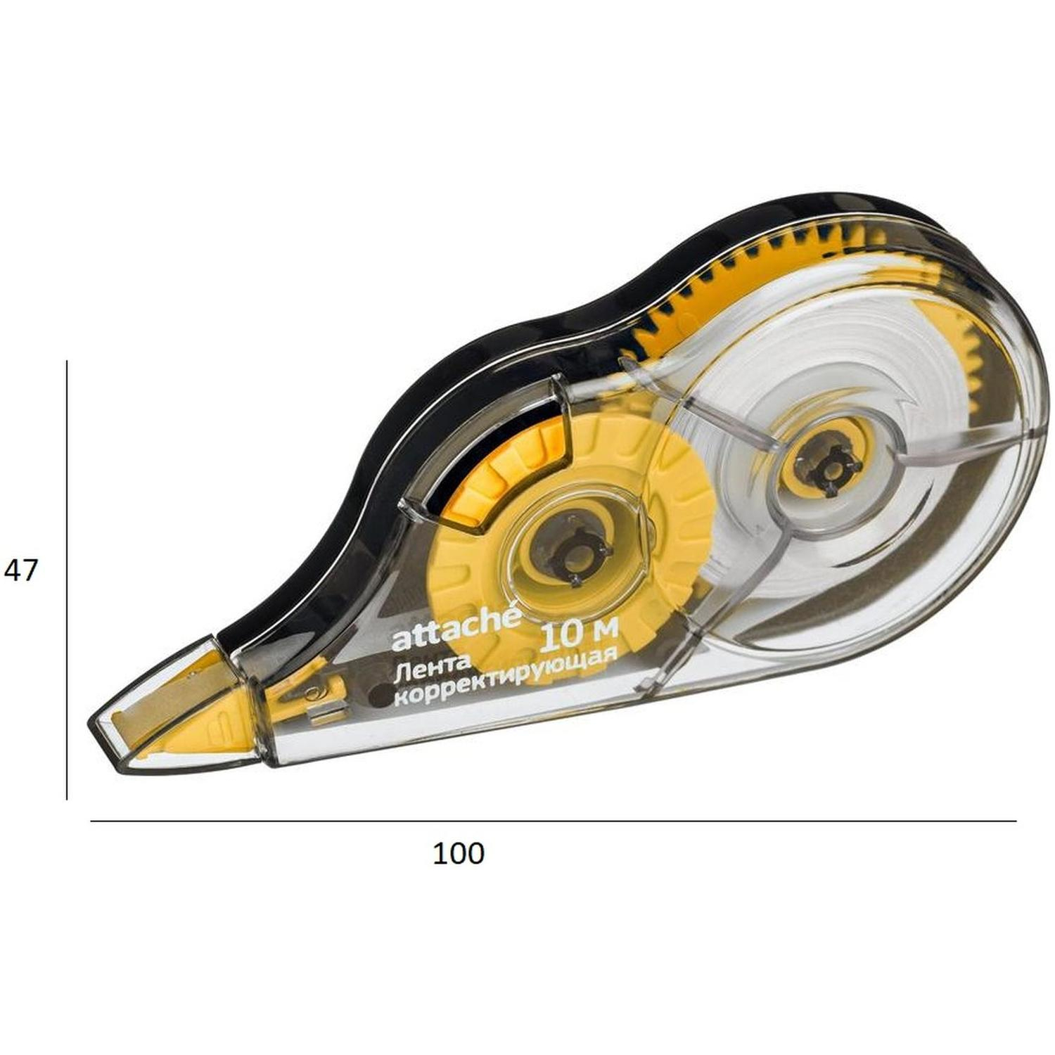 Корректирующая лента Attache Economy 5ммх10м, цвет ассорти, AN Корректирующая лента Attache Economy 5ммх10м, цвет ассорти, AN - фото 6