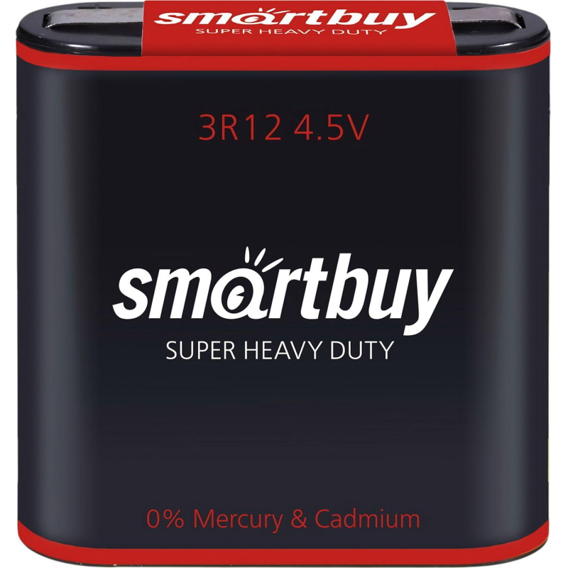 Батарейка Smartbuy солевая 3R12/1S 1шт/бл (SBBZ-3R12-1S) - фото 1