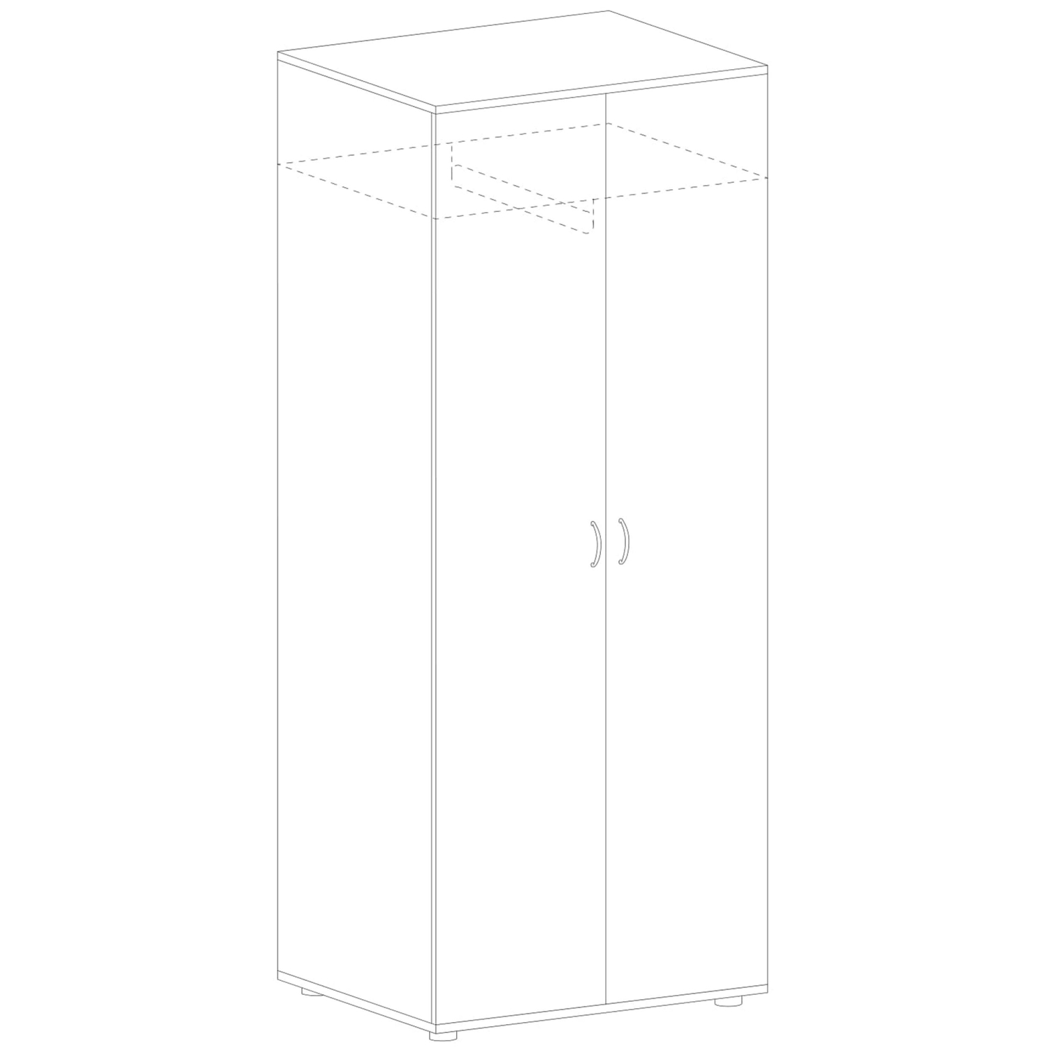 Гардероб SH_Стратегия для одежды S77 (51820) серый - фото 2