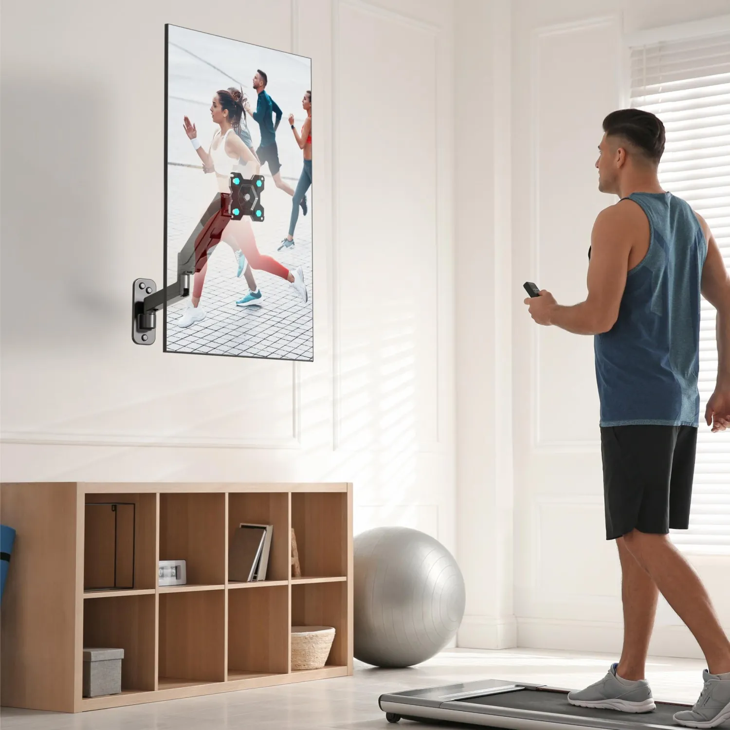 Кронштейн Onkron G150, TV 13-34, газлифт, настенный, наклонно-поворотн, чер - фото 10