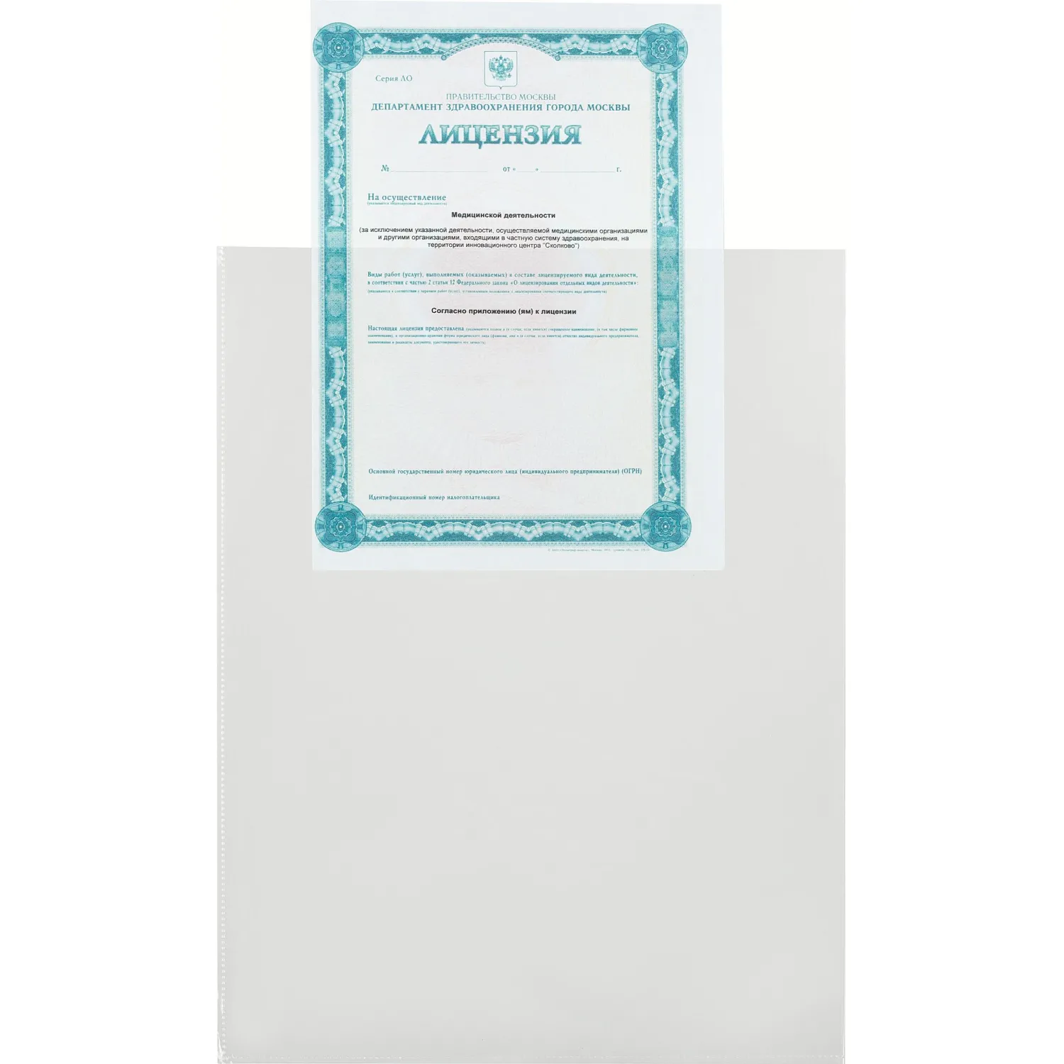 Файл-вкладыш Attache А3, 30 мкм прозрачный гладкий без перфорации 50 шт/ уп Файл-вкладыш Attache А3, 30 мкм прозрачный гладкий без перфорации 50 шт/ уп - фото 2