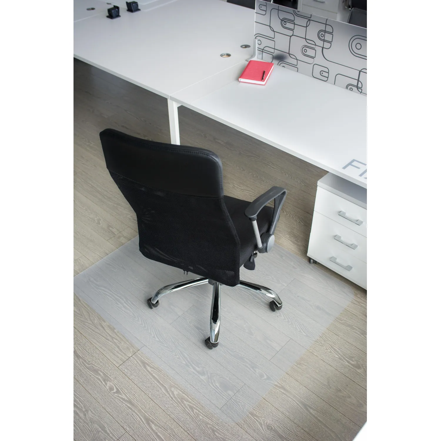 Коврик напольный BSL_EChair полипроп. матовый 1000х1200х1,2 мм парк./ламин - фото 2