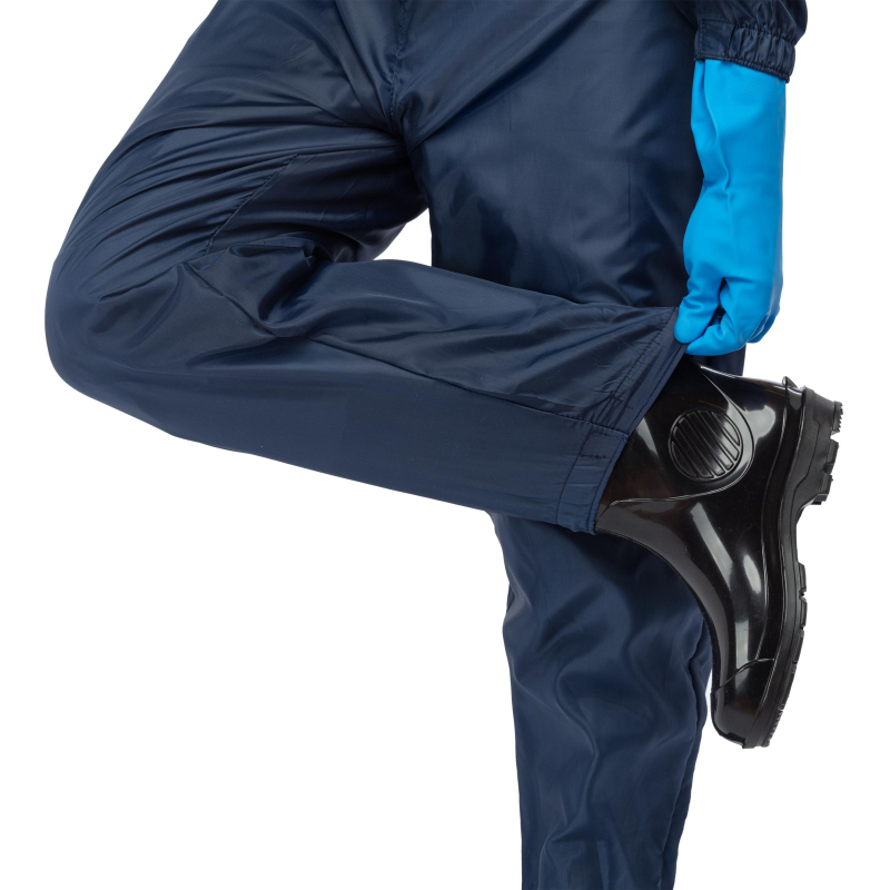 Комбинезон многоразовый защитный с капюшон Jeta Safety JPC75b синий р. XXL - фото 14