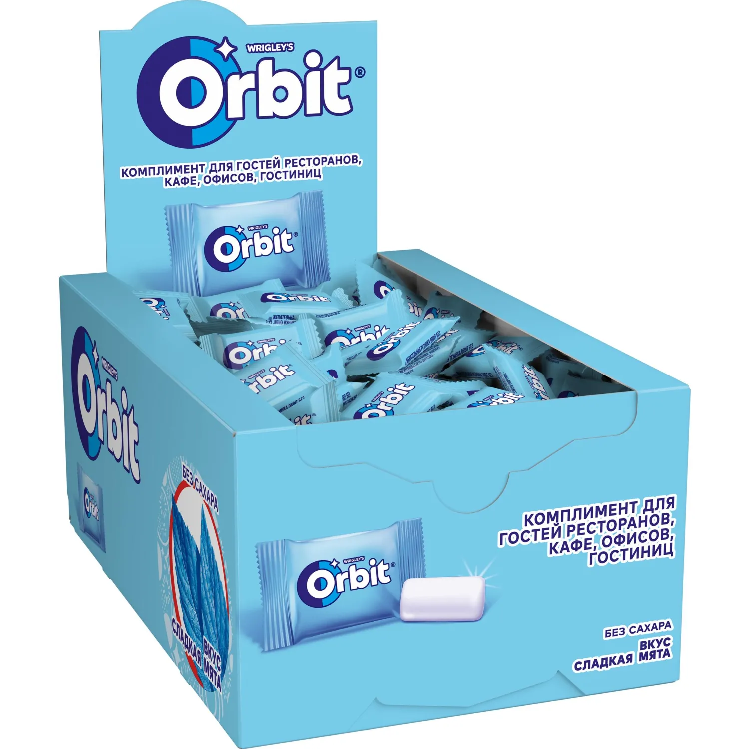 Жевательная резинка Orbit Сладкая мята 300штx 1 подуш - фото 1