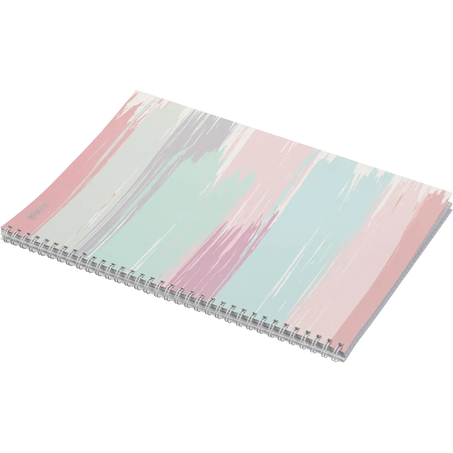 Бизнес-тетрадь А4,80л,кл,греб,обл.мат.лам. Attache Selection Pastel Полосы - фото 4