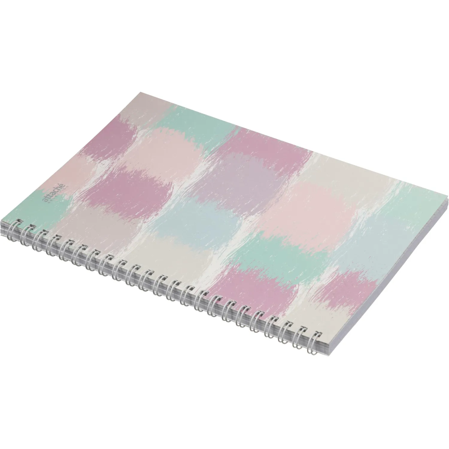 Бизнес-тетрадь А5,80л,кл,гр,обл.мат.лам. Attache Selection Pastel Квадраты - фото 4