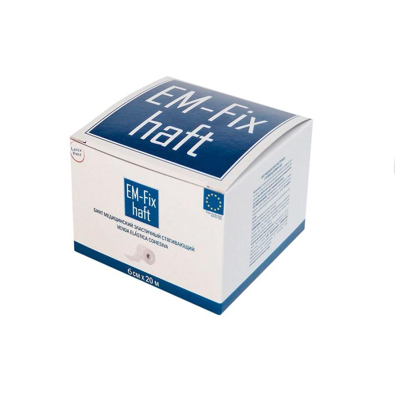 Бинт самофикс эласт 20м х 6см EM-FIX HAFT - фото 2
