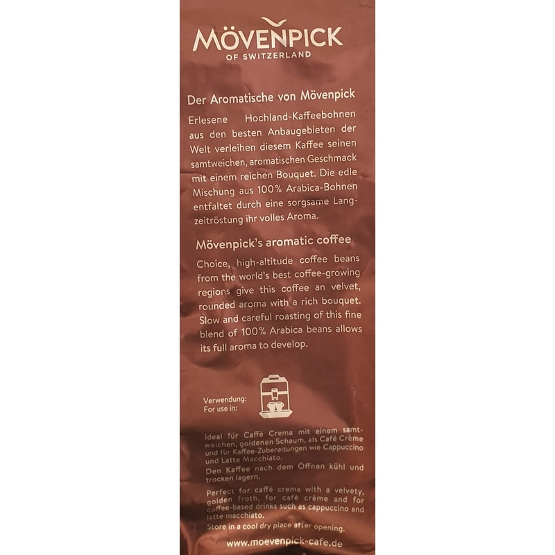 Кофе Movenpick Caff? Crema в зернах, 1 кг - фото 4