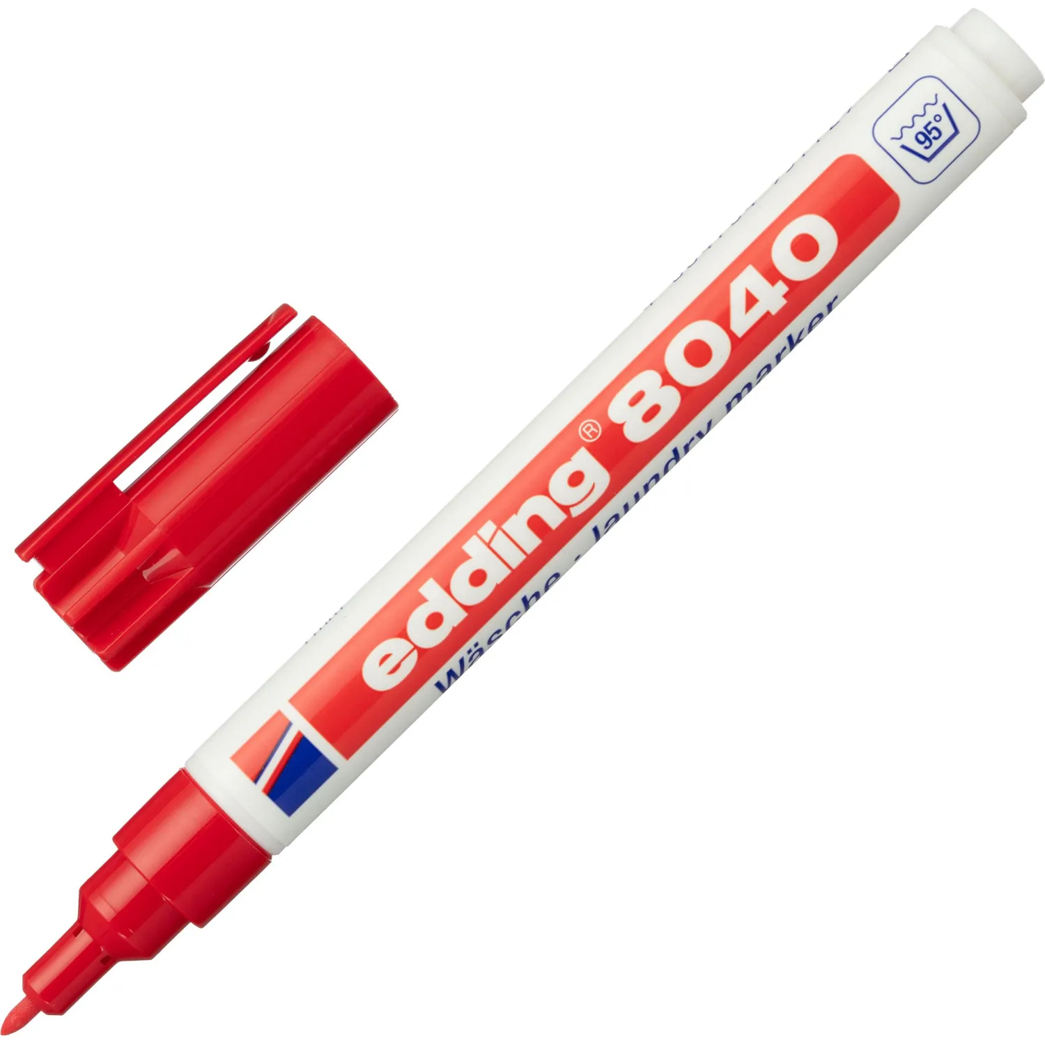 Маркер для белья EDDING E-8040/2 красный 1мм - фото 1