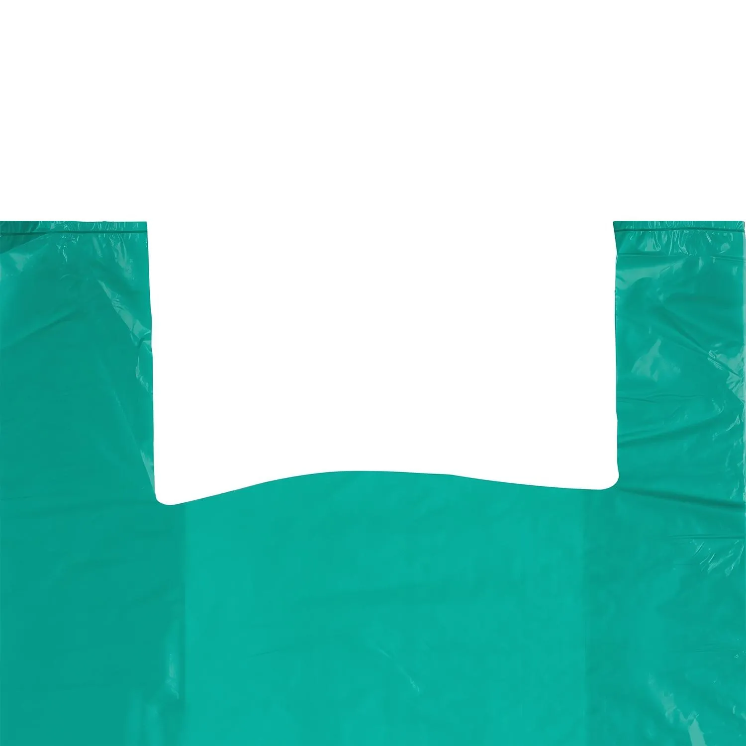 Пакет-майка  ПНД, 42+18x68см, зеленый, 35 мкм, 50 шт./уп - фото 4