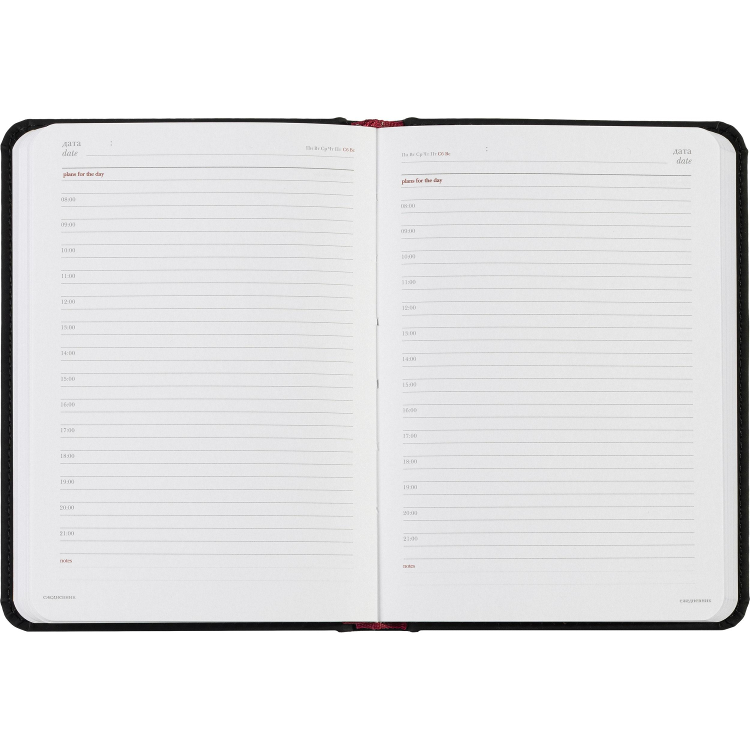 Ежедневник недатированный А6+ 112 х 155 мм Velvet черный 272 стр. 3-495/04 - фото 17