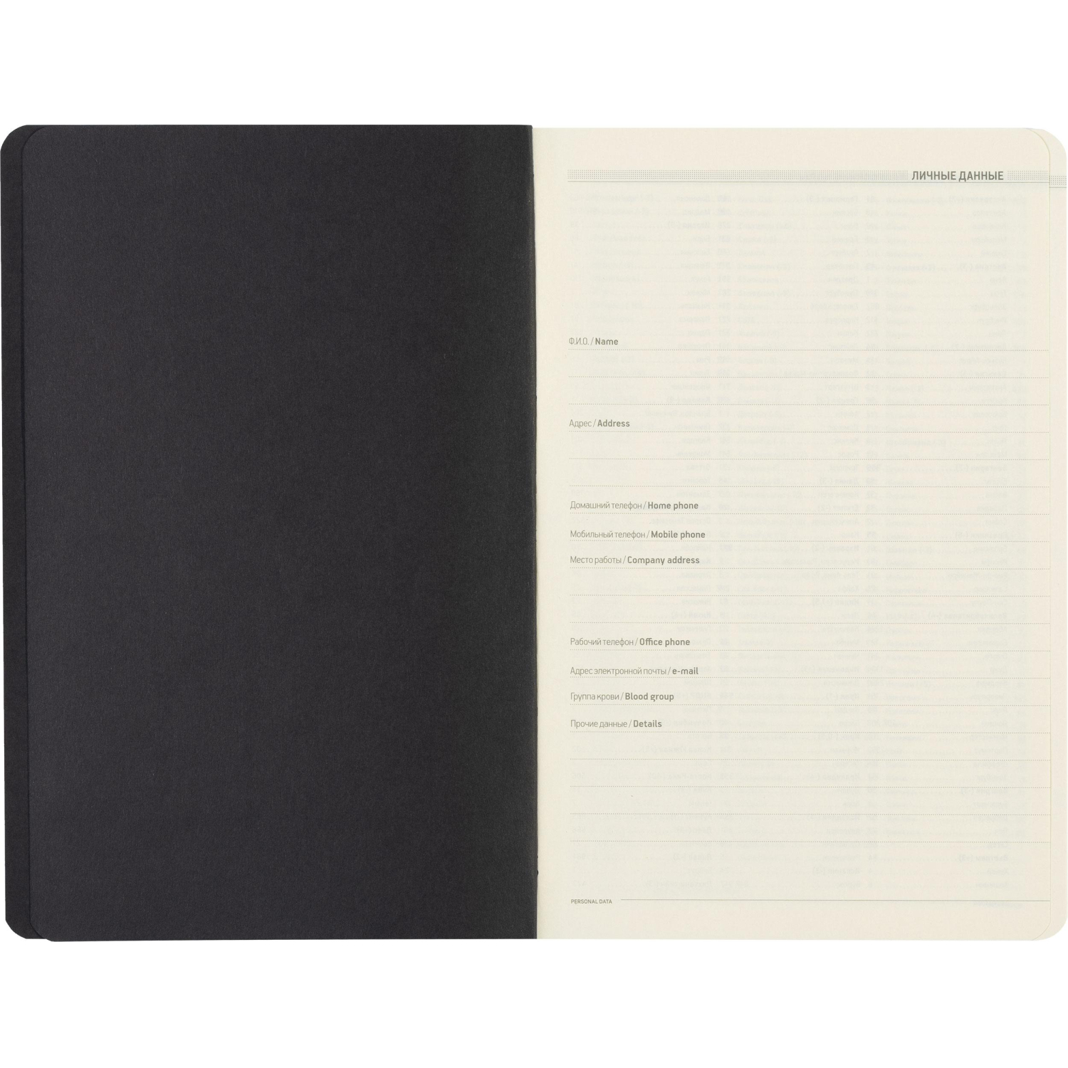 Ежедневник недатированный А5 140 х 210 мм Megapolis Flex темно-син3-531/18 - фото 9