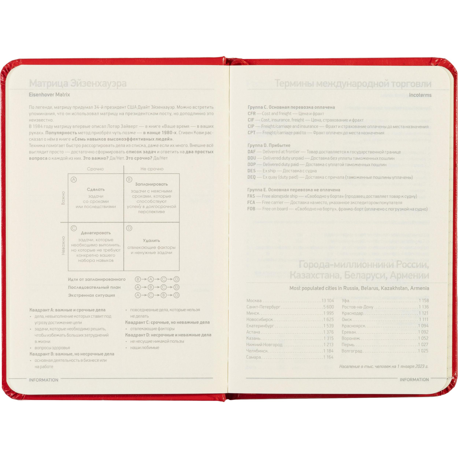 Ежедневник недатированный А6 87 х 131 мм Megapolis красн 200 стр. 3-283/04 - фото 11