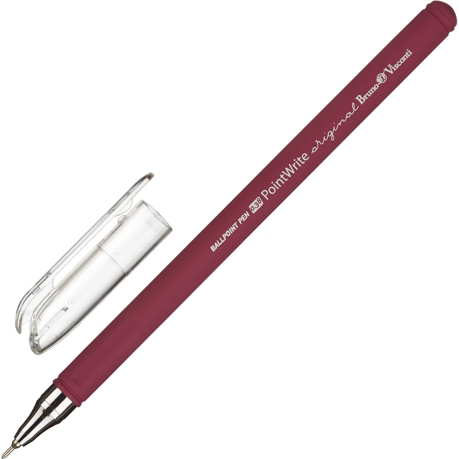 Ручка шариковая неавтомат. Pointwrite Original 0,38мм,3цв,син 20-0210 - фото 5