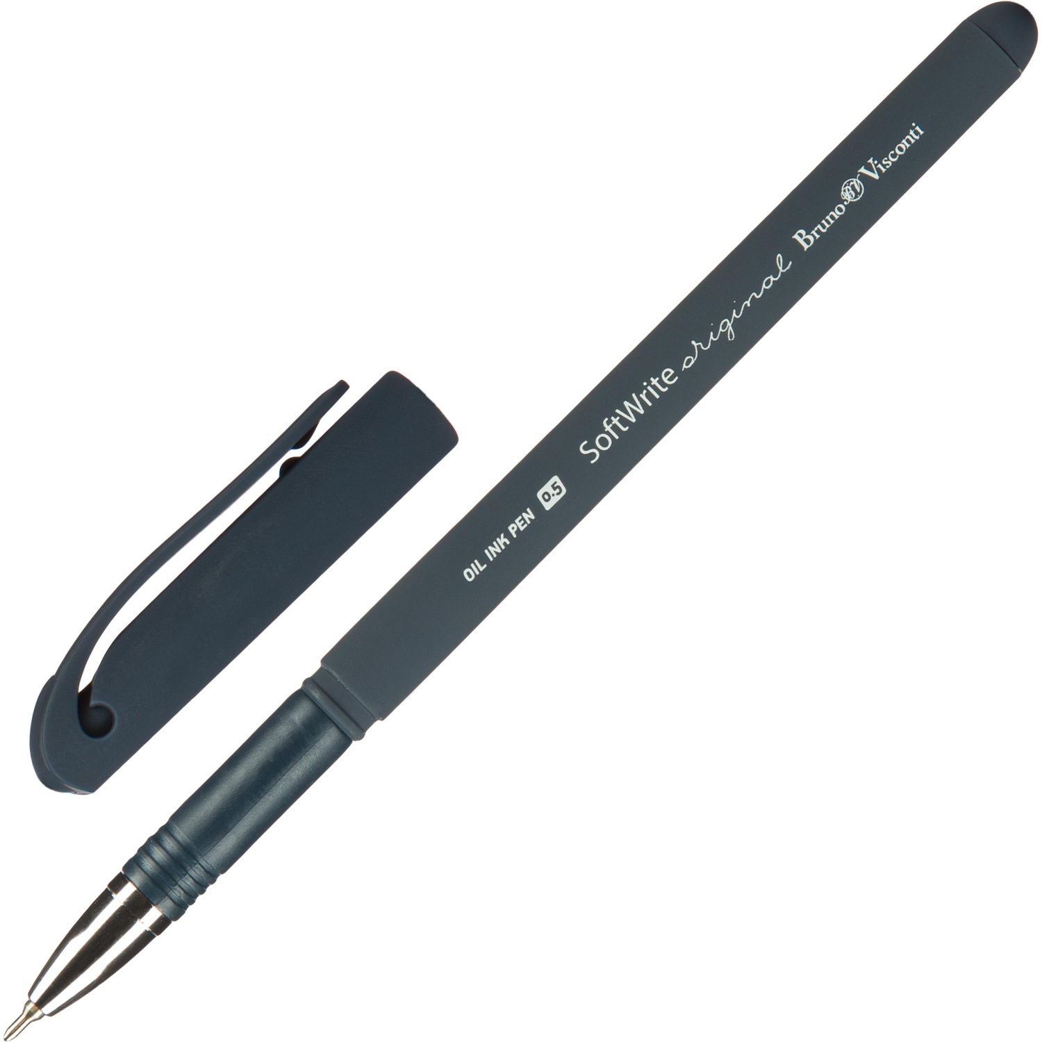 Ручка шариковая неавтомат. Softwrite Original0,5,син,масл,манж20-0088 - фото 4