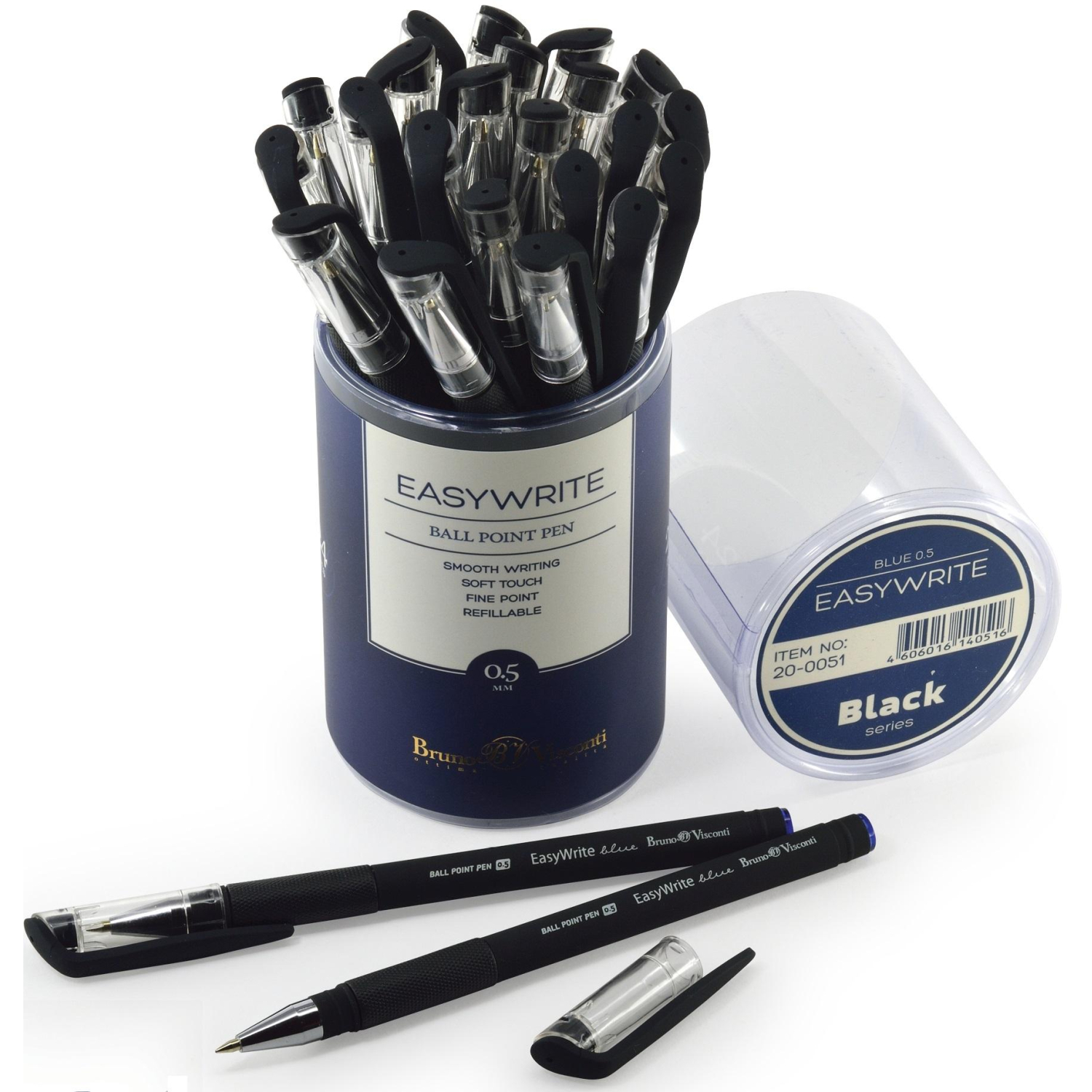 Ручка шариковая неавтомат. EasyWrite Blue, 0,5мм,син,манж, 20-0051 - фото 4
