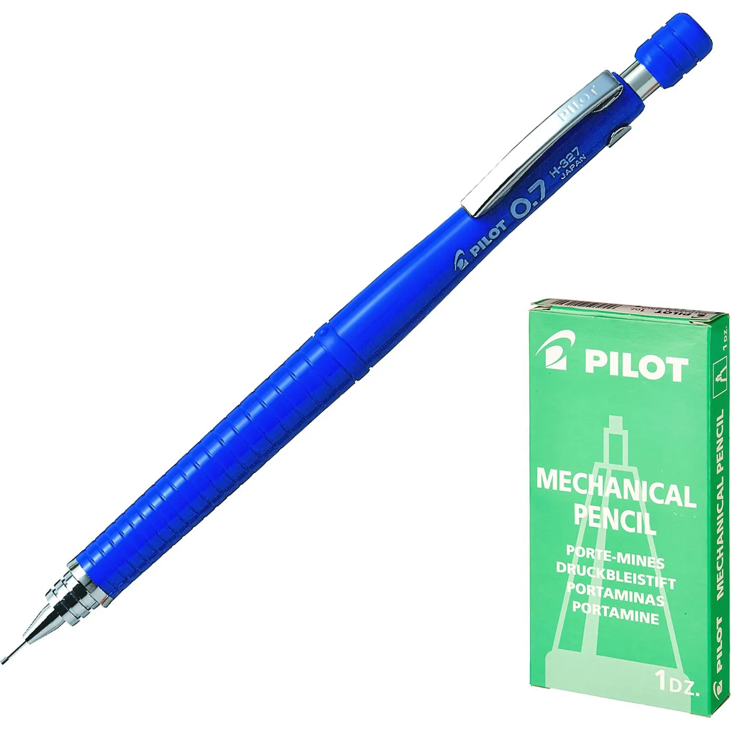 Карандаш механический PILOT H-327 0,7мм синий Япония - фото 4