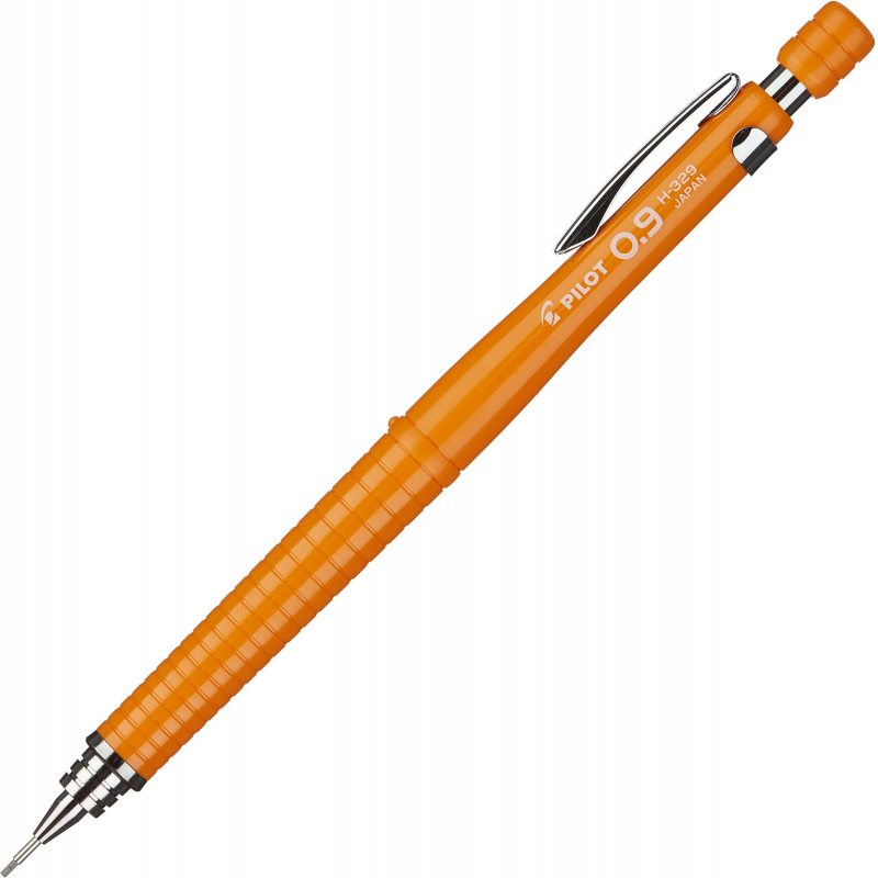 Карандаш механический PILOT H-329 0,9мм оранжевый Япония - фото 1