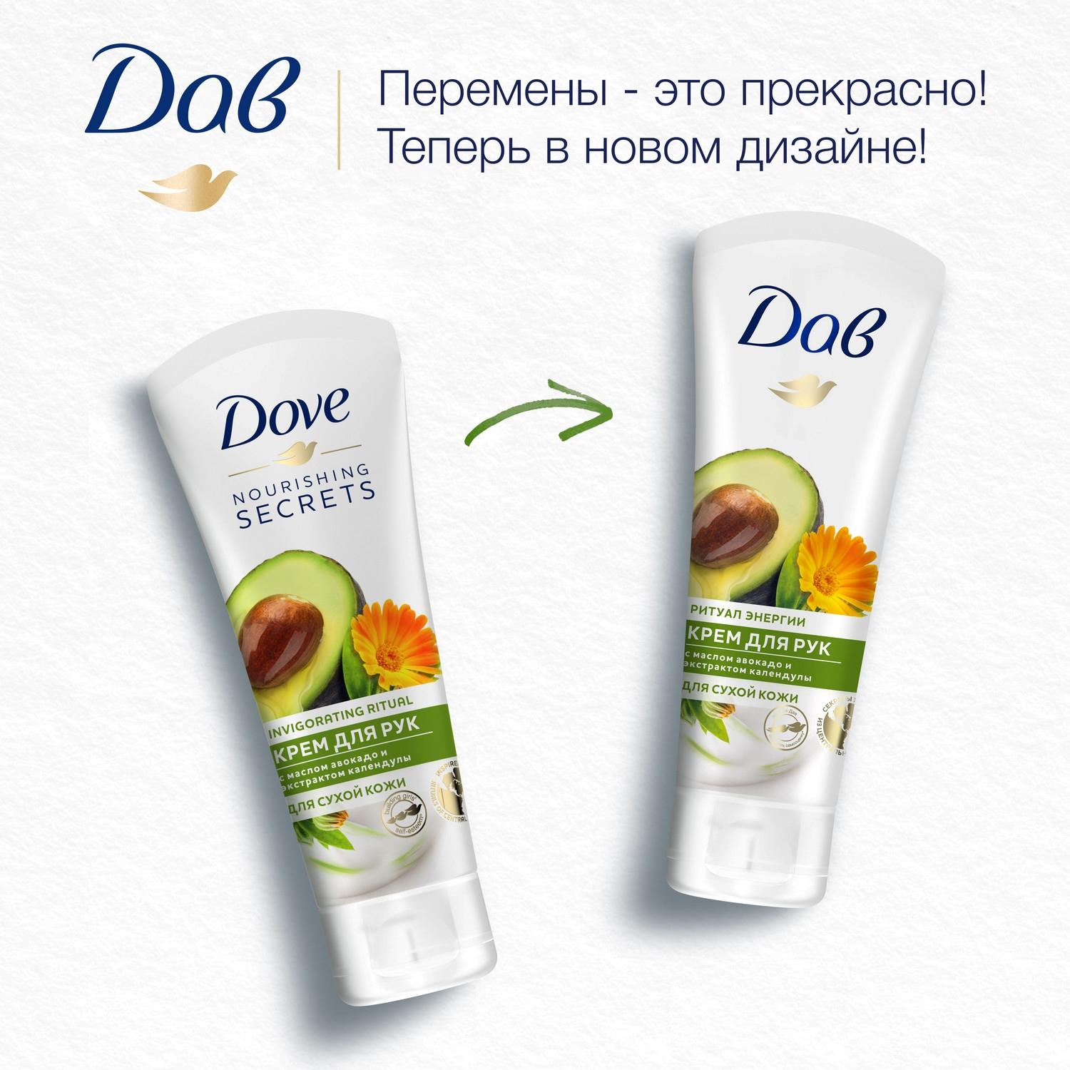 Крем для рук ДАВ масло авокадо и экстракт календулы 75мл - фото 4