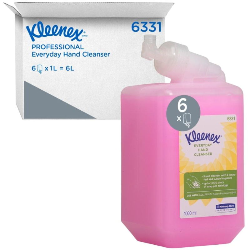 Картридж с жидким мылом KK Kleenex Everyday Use 6 кассет.1л. 6331 - фото 2