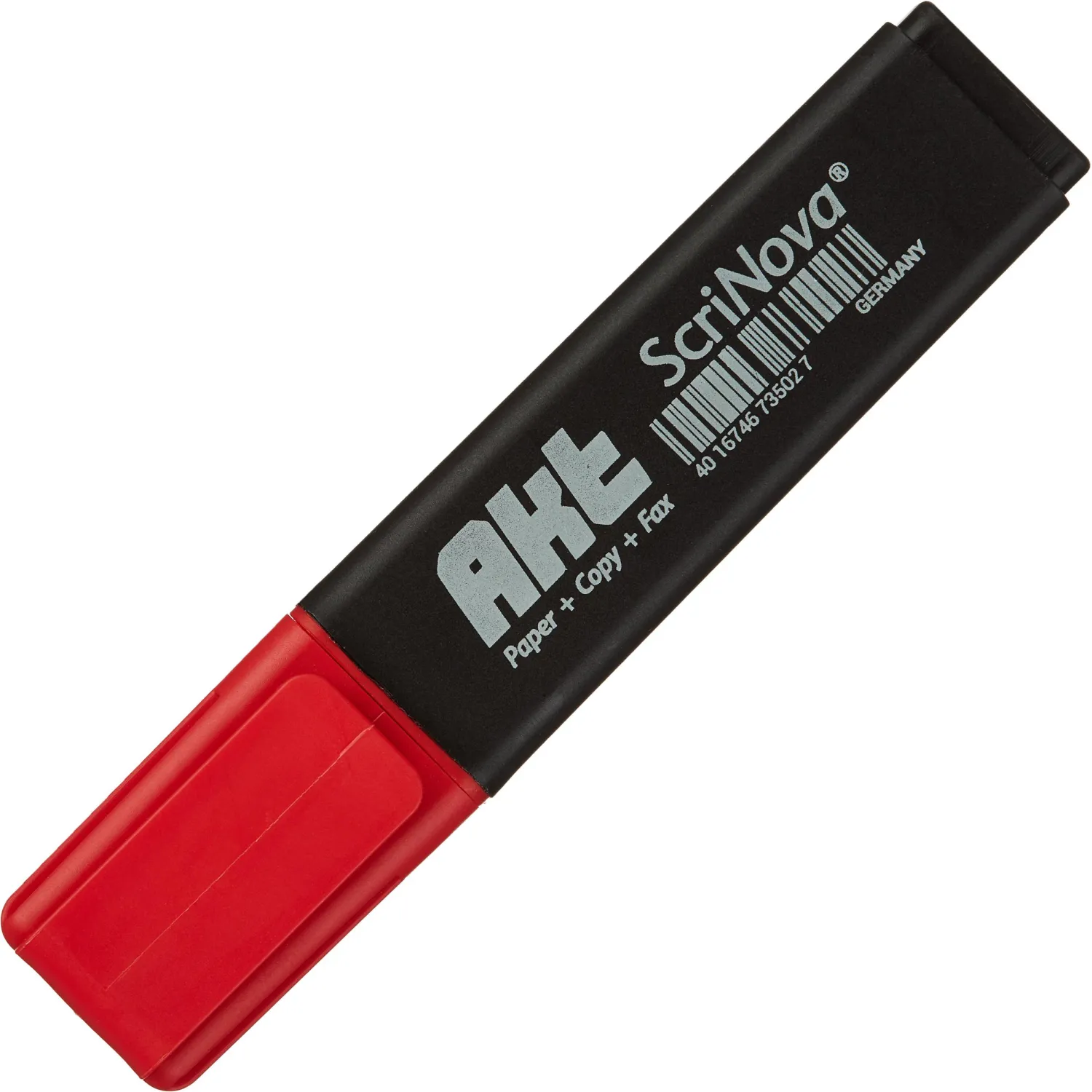 Маркер текстовыделитель ScriNova Akt красный 1-5 мм - фото 2