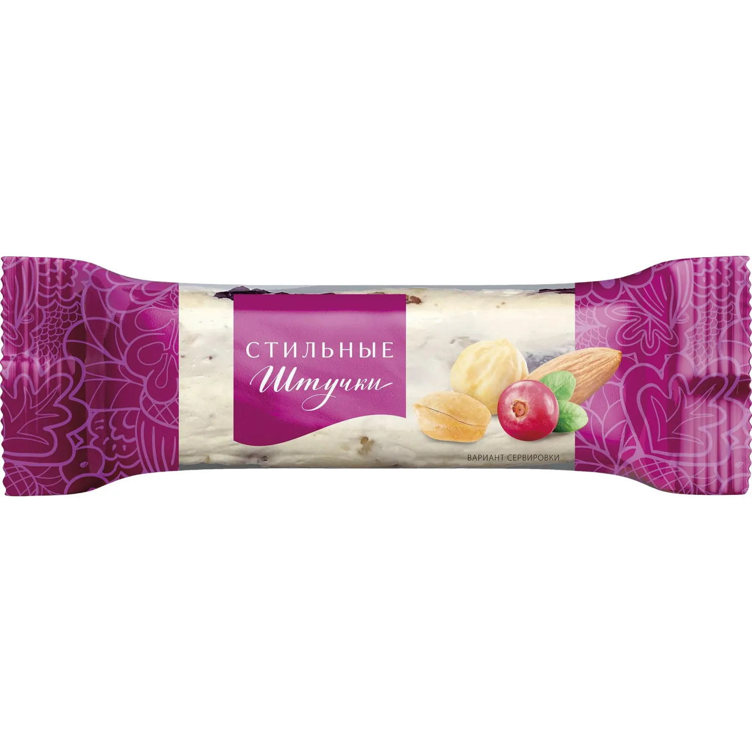 Конфеты Стильные штучки нуга с клюквой и орехами, 2кг - фото 3