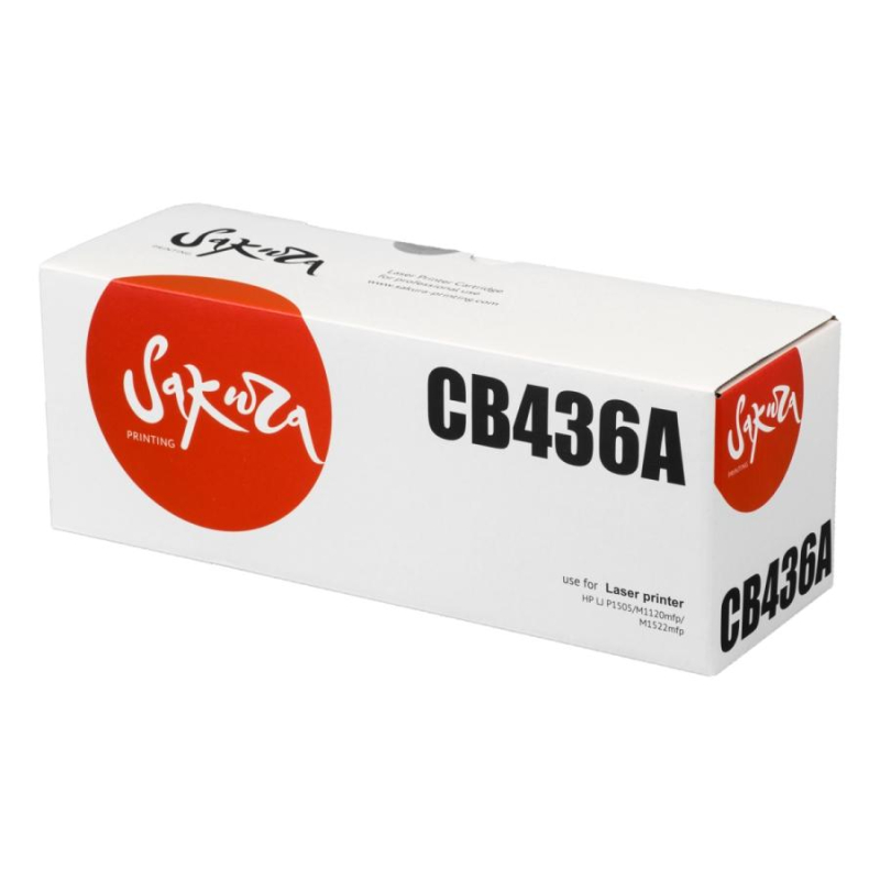 Картридж лазерный SAKURA 36A CB436A чер. для НР M1120MFP/P1505 - фото 1