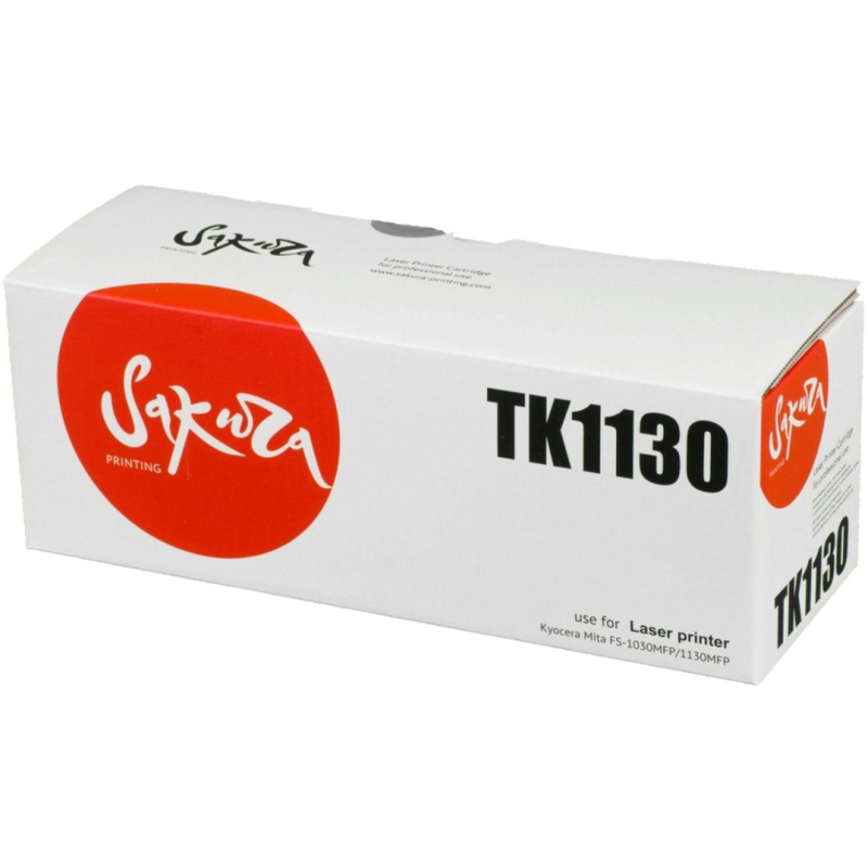 Картридж лазерный SAKURA TK-1130 чер.для Kyocera FS-1030/113 - фото 1