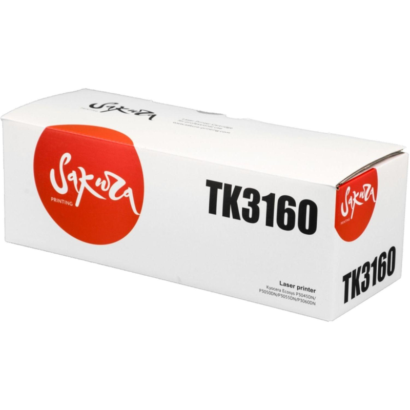 Картридж лазерный SAKURA TK-3160 чер. для Kyocera Ecosys P3045 - фото 1