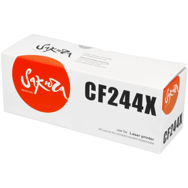 Картридж лазерный SAKURA 44A CF244X чер. пов.емк. для HP LJ Pro M15/M28 - фото 1