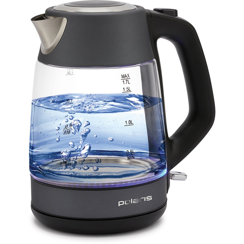 Чайник Polaris  PWK 1760CGL,1,7л, стекло,2150 Вт,подсветка,термометка - фото 2