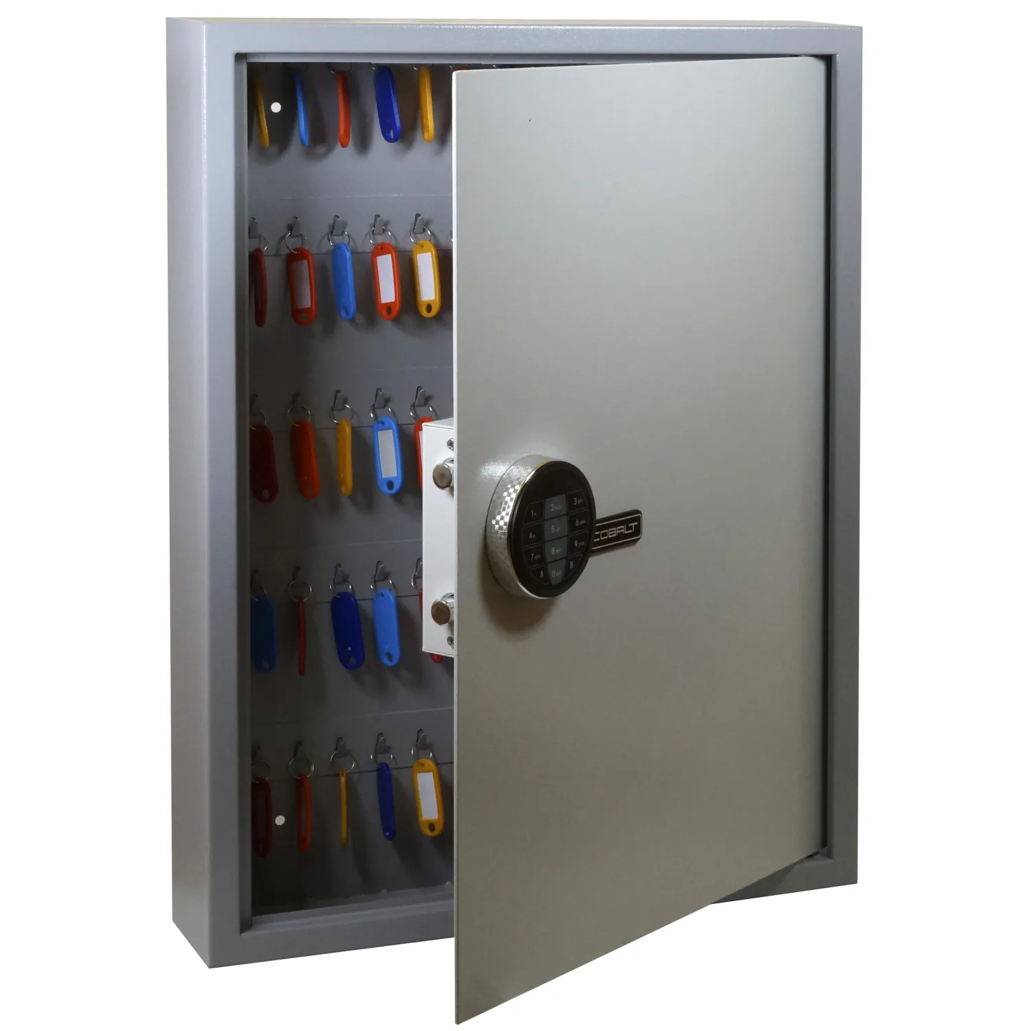 Шкаф для ключей COBALT KEY-100 на 100  ключей с брелоками, эл. замок - фото 2
