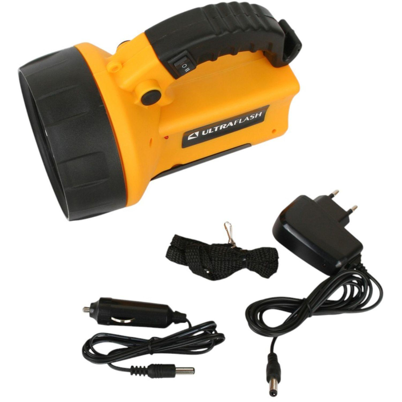 Фонарь ручной Ultraflash акк.220В/12В,19 LED, 4В 2 - фото 4