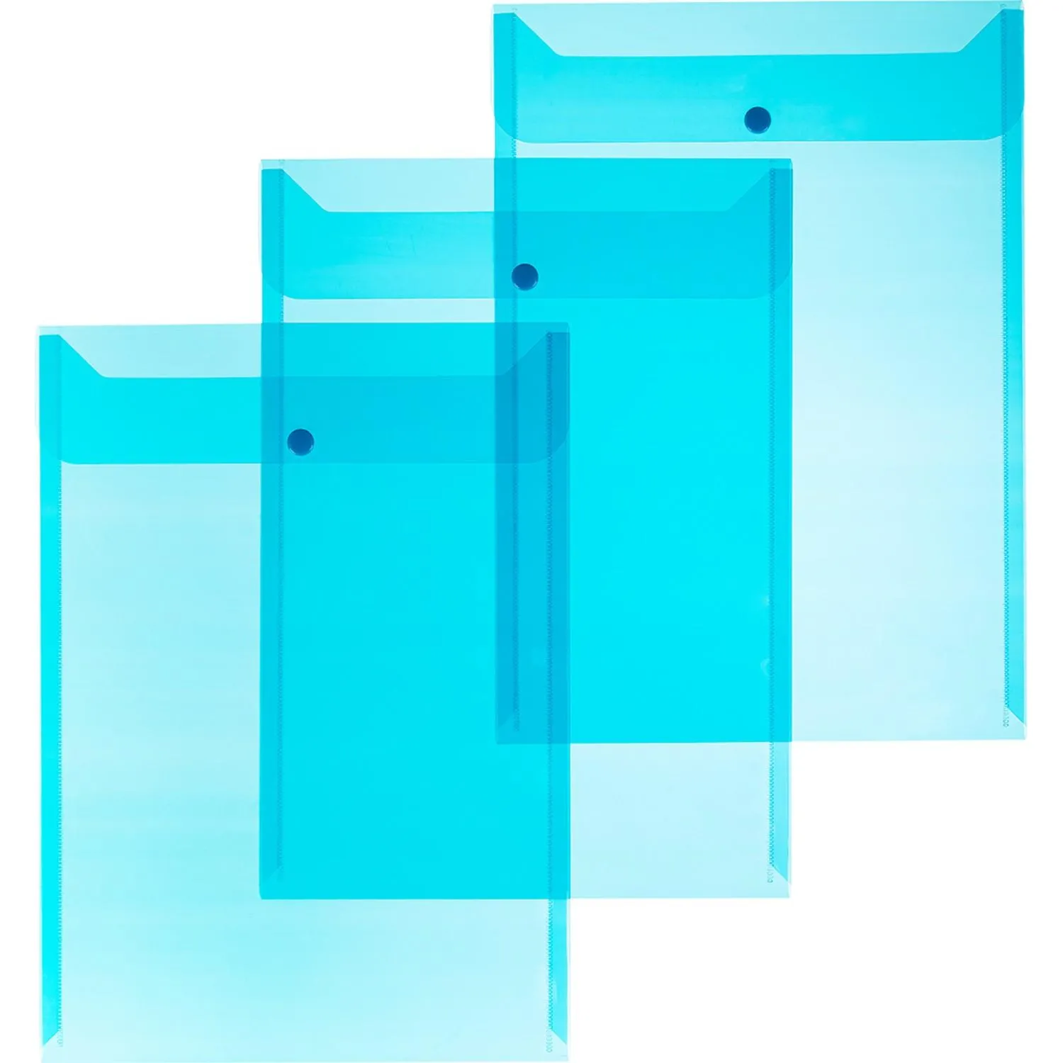 Папка-конверт на кнопке КНК 150 синий прз, вертикул. 10шт/уп Папка-конверт на кнопке КНК 150 синий прз, вертикул. 10шт/уп - фото 3