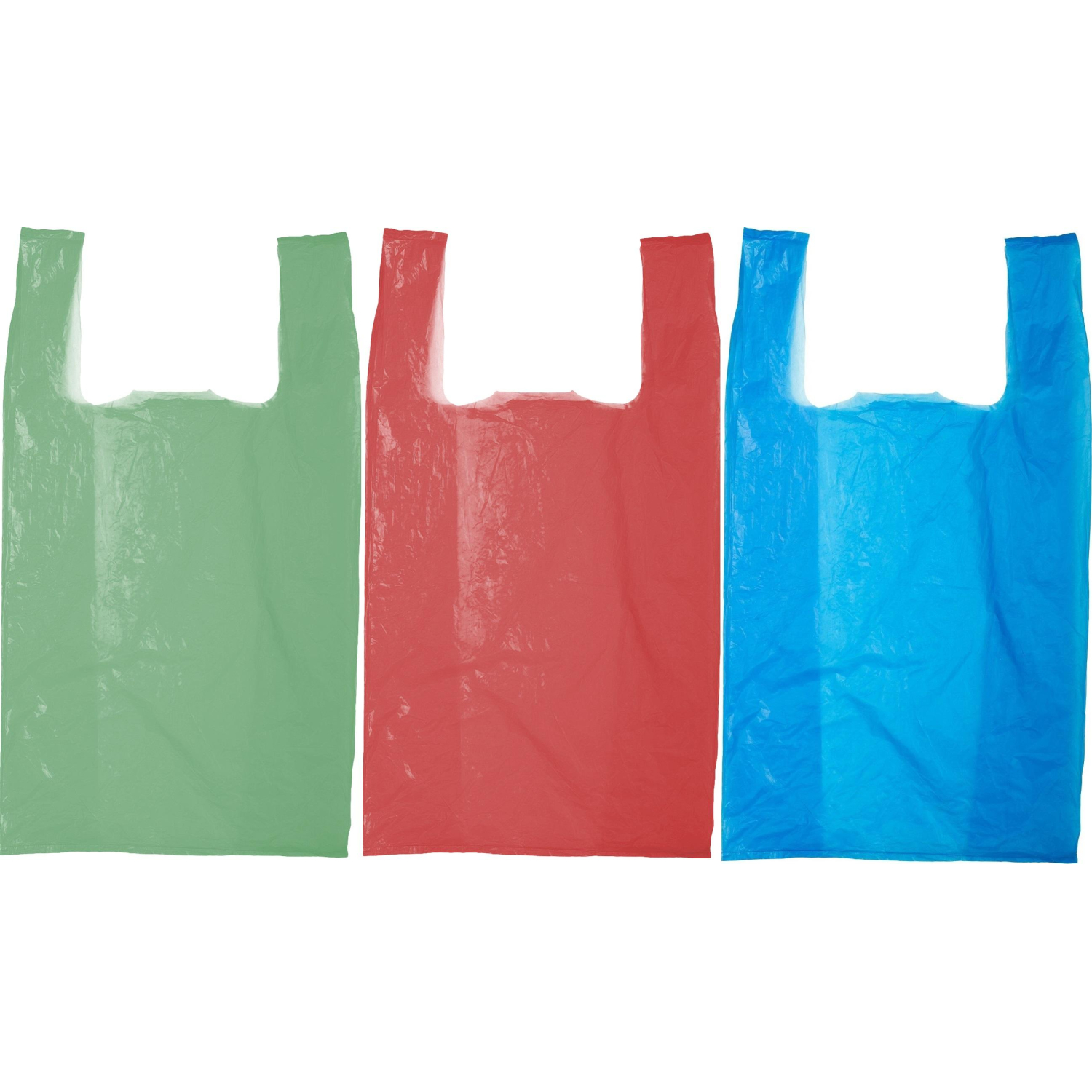 Пакет-майка ПНД 25+12х45 10 мкм 100шт./уп. цветной - фото 3