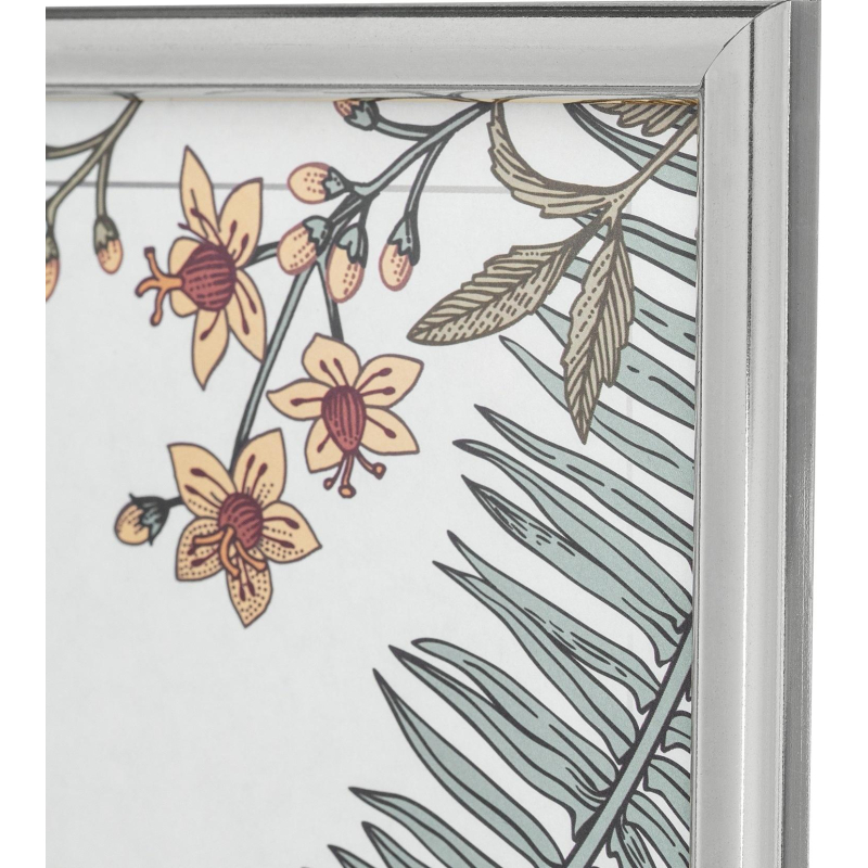 Рамка А3 30x40 см Комус/ATTACHE пластиковый багет 14мм серебристая - фото 4