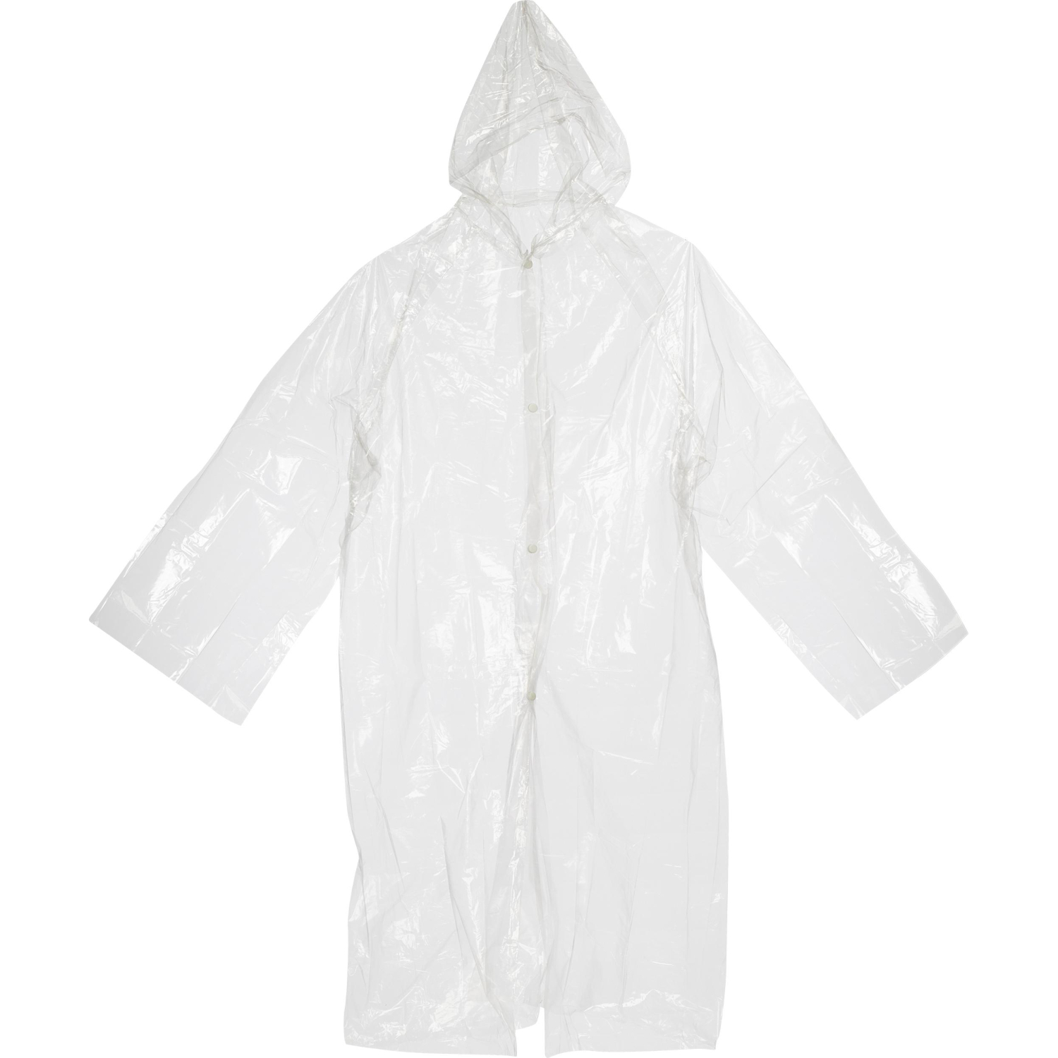 Дождевик на кнопках, размер М, прозрачный 466623 - фото 1